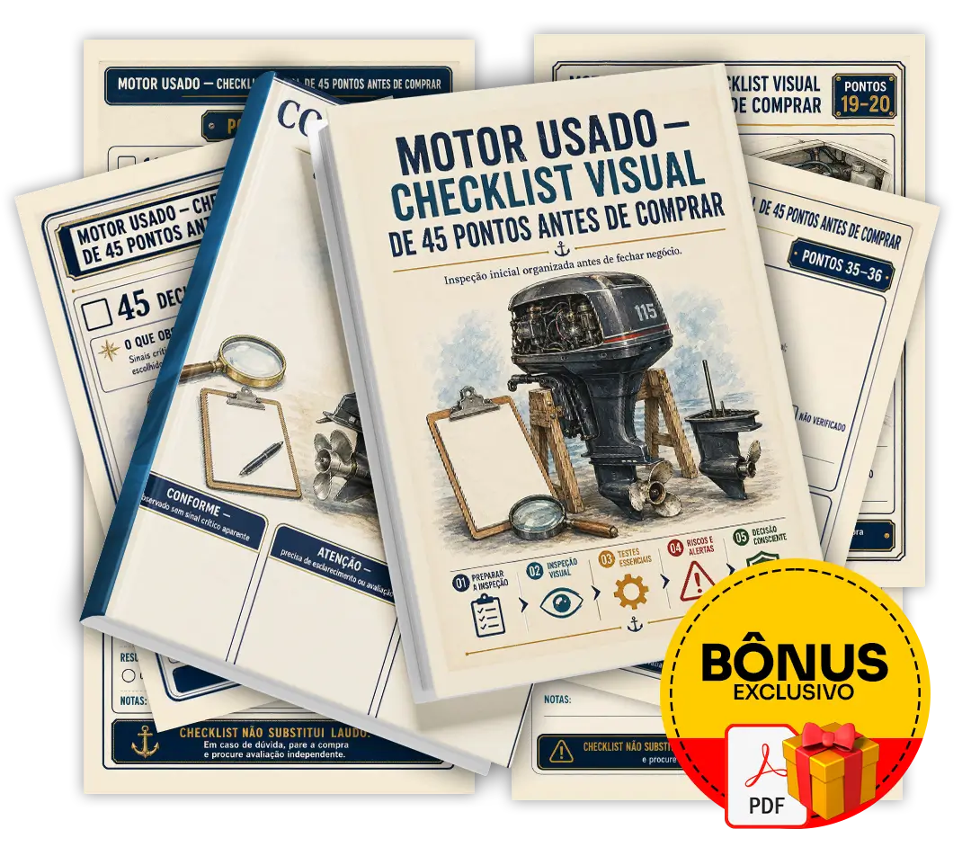 Bônus checklist visual para motor usado