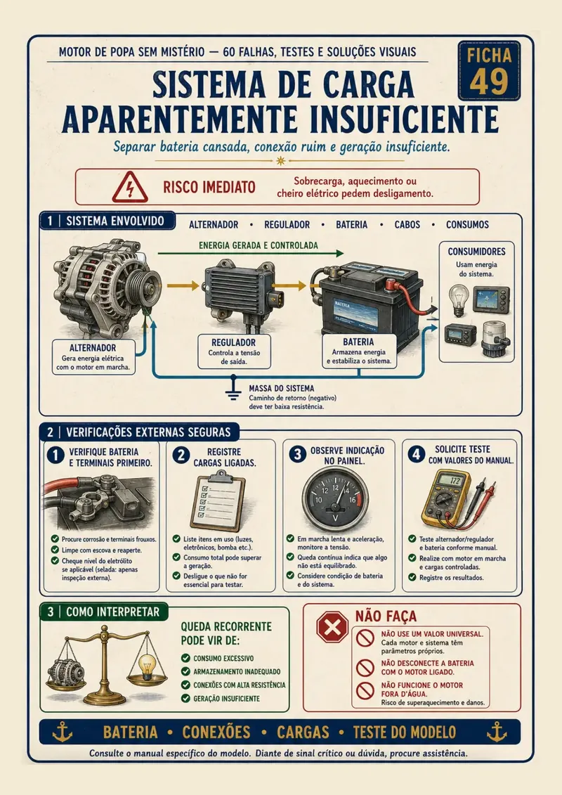 Prévia sobre sistema de carga insuficiente