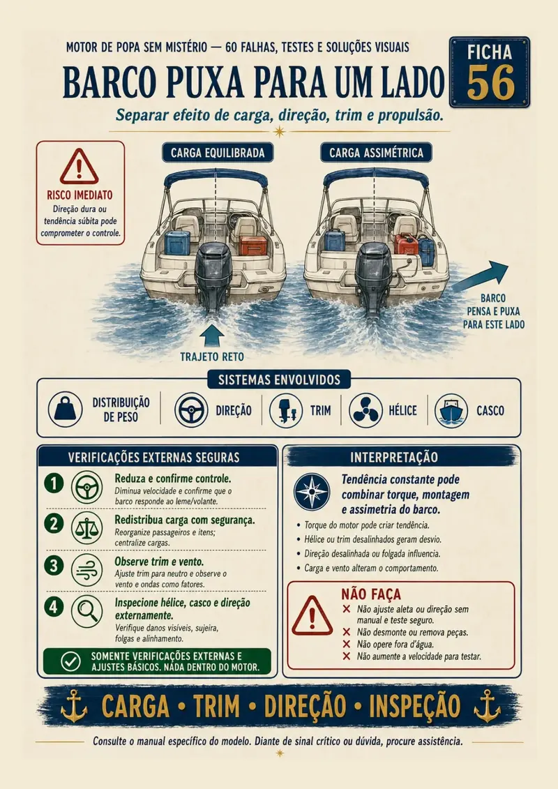 Prévia sobre barco puxando para um lado